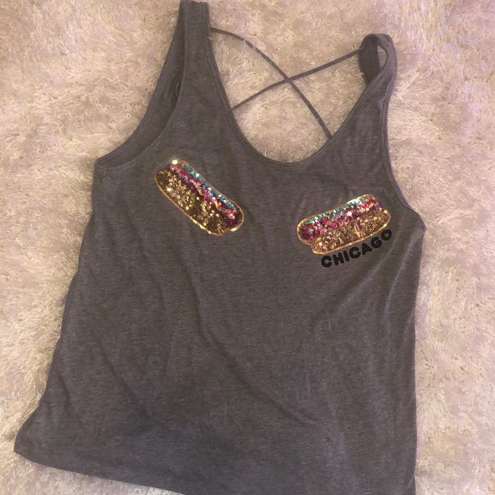 VS PINK CHICAGO TANK